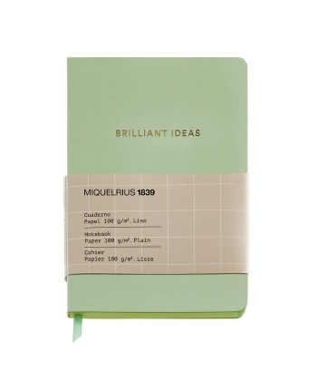 Notebook Mr Back To Basics A6 Plain Green 8217