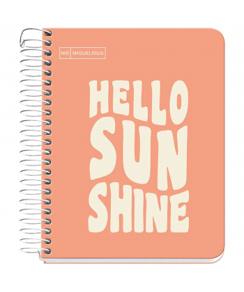Notebook Mr Messages A6 Squared 1Sub 100Sh 90G Pp Spiral Pea