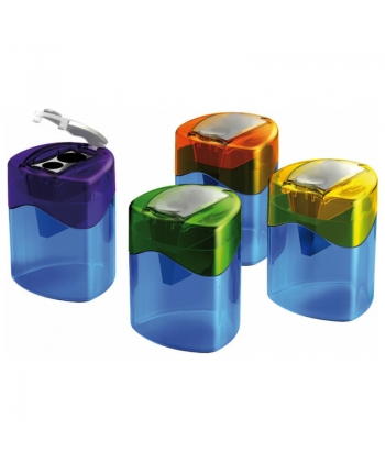 Sharpener M+R W/Container Trio Swing Double Assorted 954 0050