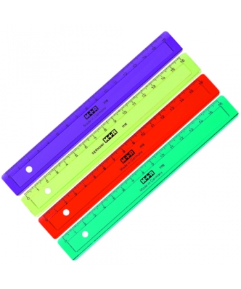 Ruler M+R Plastic 16Cm Assorted 1116 0150