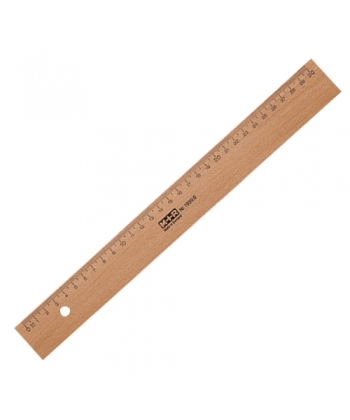 Ruler M+R Wooden 30Cm W/Metal Insert 1930 0000