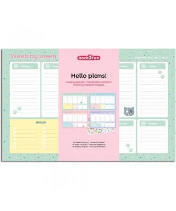 Planner Mr Back 2 Fun Timeless Weekly A4 W/Stickers 28719