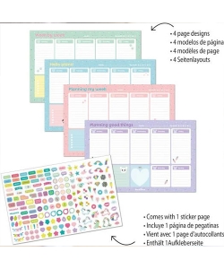 Planner Mr Back 2 Fun Timeless Weekly A4 W/Stickers 28719