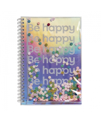 Notebook Mr Confetti A5 Ruled Be Happy 1387