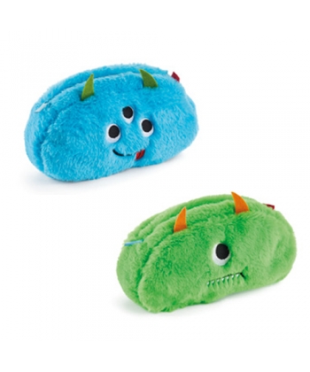 Pencil Case Mr Monster Reversible Blue Green 16425