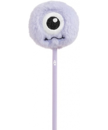 Pencil Mr Back 2 Fun Monster Pompom Purple 11954