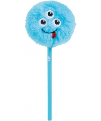 Pencil Mr Back 2 Fun Monster Pompom Blue 11955