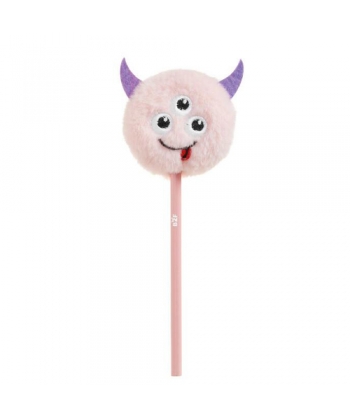 Pencil Mr Back 2 Fun Monster Pompom Pink 11956