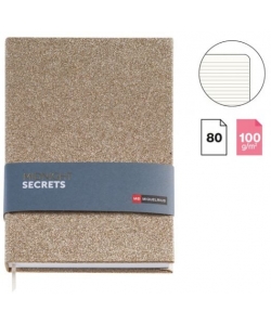 Notebook Mr Midnight Secrets A5 Ruled Glitter 8000