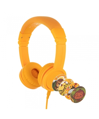 Buddyphones Explore Plus Foldable With Mic Sun Yellow BP-EXPLOREP-Yellow