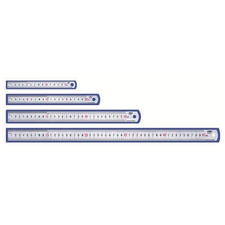Ruler Deli Steel 50Cm 8464