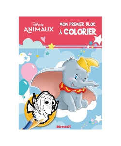 Disney Animaux Mon Premier Bloc A Colorier