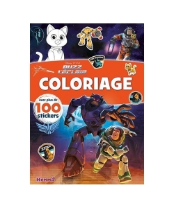 Disney Pixar Buzz L Eclair Coloriage Avec Plus De 100 Stickers
