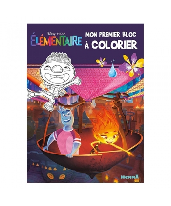 Mon Premier Bloc A Colorier Disney Elementaire