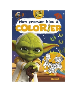 Mon Premier Bloc A Colorier Star Wars Les Aventures Des Petits Jedi