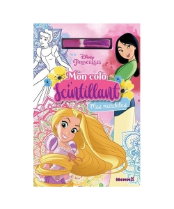 Disney Princeses Mon Colo Scintillant Mes Mandalas