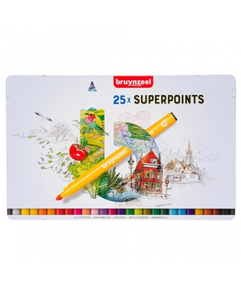 Marker Bruynzeel Super Point 25/Pack 60324025