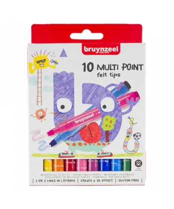 Marker Bruynzeel Multi Point 10/Pack 60126010