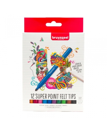 Marker Bruynzeel Super Point 12/Pack 60224212