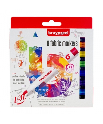 Marker Bruynzeel Fabric 8/Pack 60227008