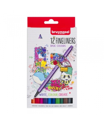 Fineliner Bruynzeel 12/Pack 60241112
