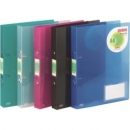 Ring Binder Deli Pp A4 2 Rings Transparent Assorted 39576
