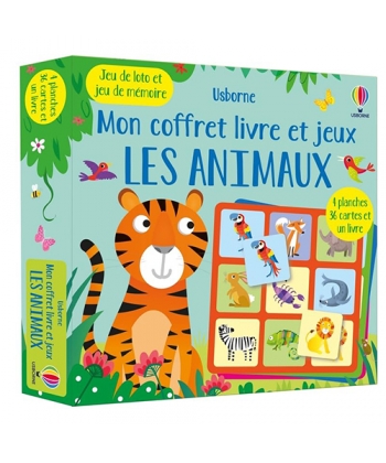 Les Animaux - Mon Coffret Livre Et Jeux