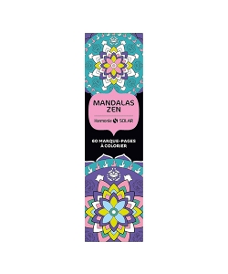 Mandalas Zen - 60 Marque-Pages A Colorier