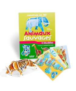 Construis En 3D - Animaux Sauvages