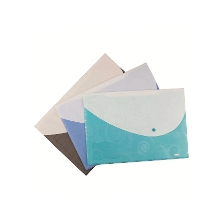 File Envelope Deli Pp A4 W/Bottom And Pocket E5664