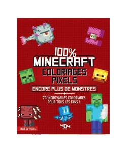 Coloriages Pixels 100% Minecraft Encore Plus De Creatures !