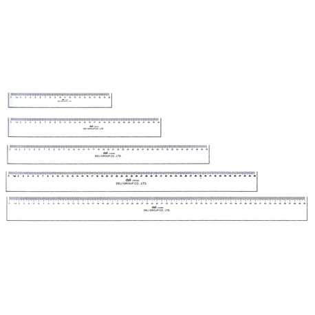 Ruler Deli Plastic 50Cm 6250