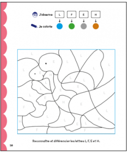 Lettres Magiques Ps - Coloriages Malins