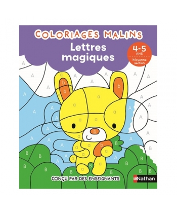 Lettres Magiques Ms - Coloriages Malins
