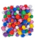 Pompon Glitter in Assorted Sizes