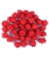 Red Pompon Glitter 20Mm