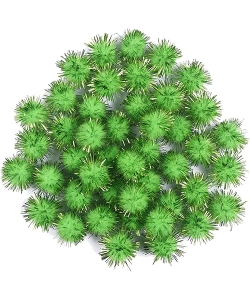 Craft For All Pompon Glitter 20Mm 30Pcs/Pack Green Ca-7