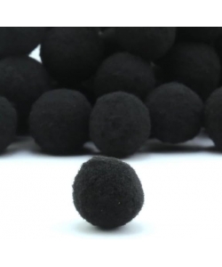 Craft For All Pompon 20Mm 30Pcs/Pack Black Ca-20