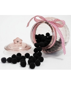 Craft For All Pompon 25Mm 30Pcs/Pack Black Ca-36