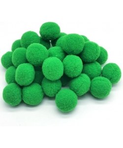 Craft For All Pompon 25Mm 30Pcs/Pack Dark Green Ca-41