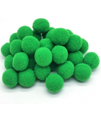 Craft For All Pompon 25Mm 30Pcs/Pack Dark Green Ca-41