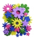 Flowers Glitter Shapes Foam