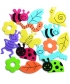 Insects Foam Shapes 54 pcs