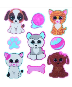 Craft For All Foam Shapes Pet 18Pcs/Pack Ca-497