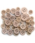 Wooden Buttons Natural