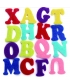 Felt Shapes Letters 104Pcs