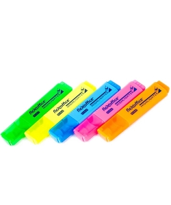 Highlighter Flexoffice Yellow Fo-Hl05