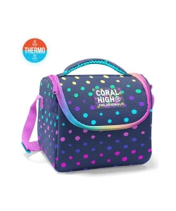 Lunch Bag Coral High Kids Dots Thermo Dark Blue 22772