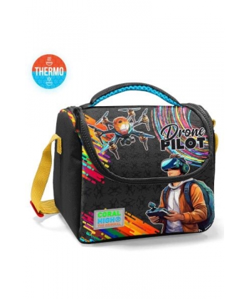 Lunch Bag Coral High Kids Drone Pilot Thermo 11796
