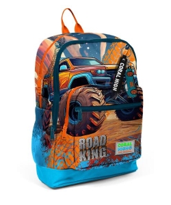 Backpack Coral High Kids Truck Large 2 Comp. Red 23778